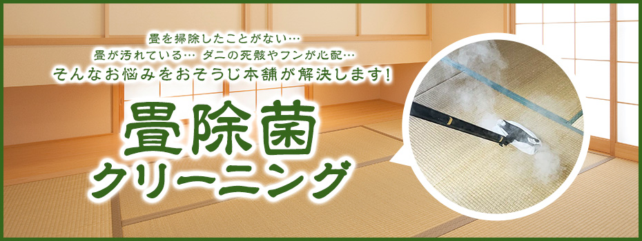 畳除菌クリーニング